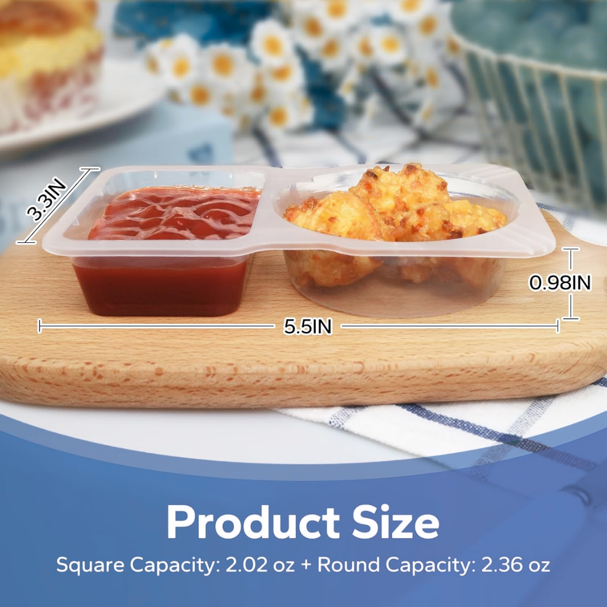 Ready Restock Reusable Snack Containers with Lids – 25 Pack