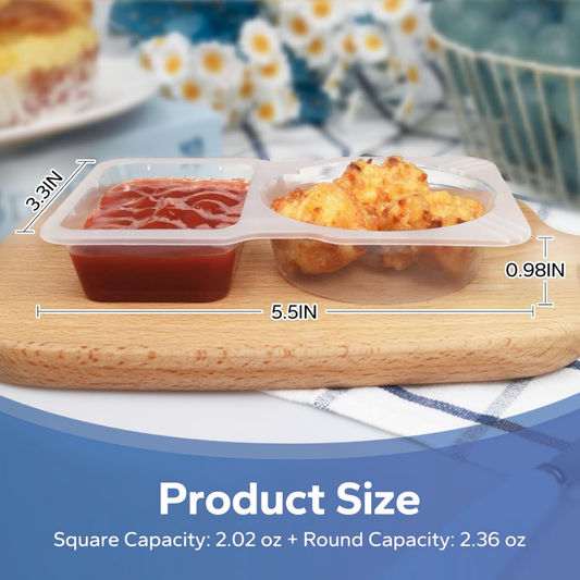 Ready Restock Reusable Snack Containers with Lids – 25 Pack