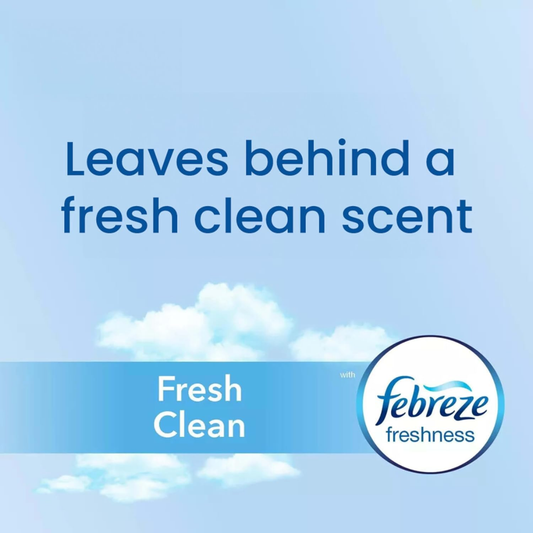 Glad Odor Shield Small Trash Bags, Febreze Fresh Clean, 4 Gal, 26 Count