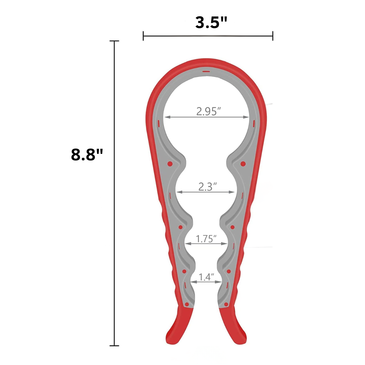 4 in 1 Jar Opener, Multifunctional Manual Can Bottle Opener